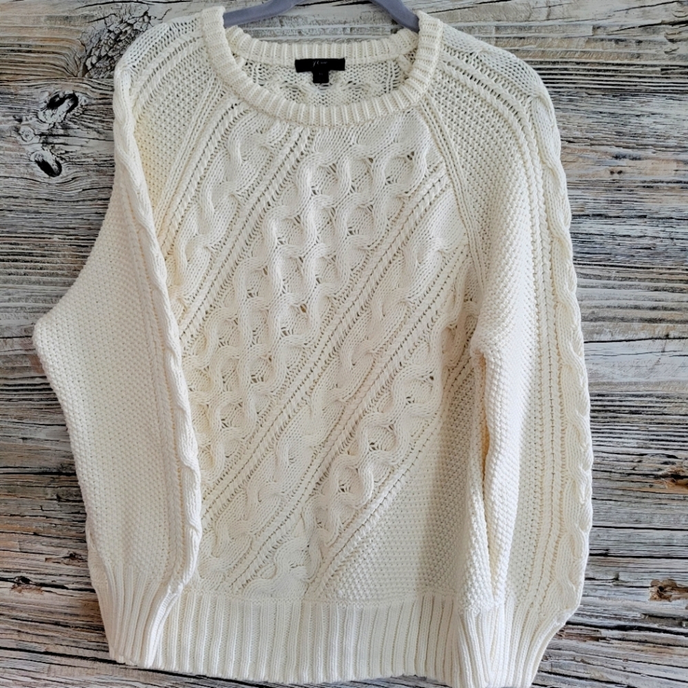 J Crew Fisherman Sweater
